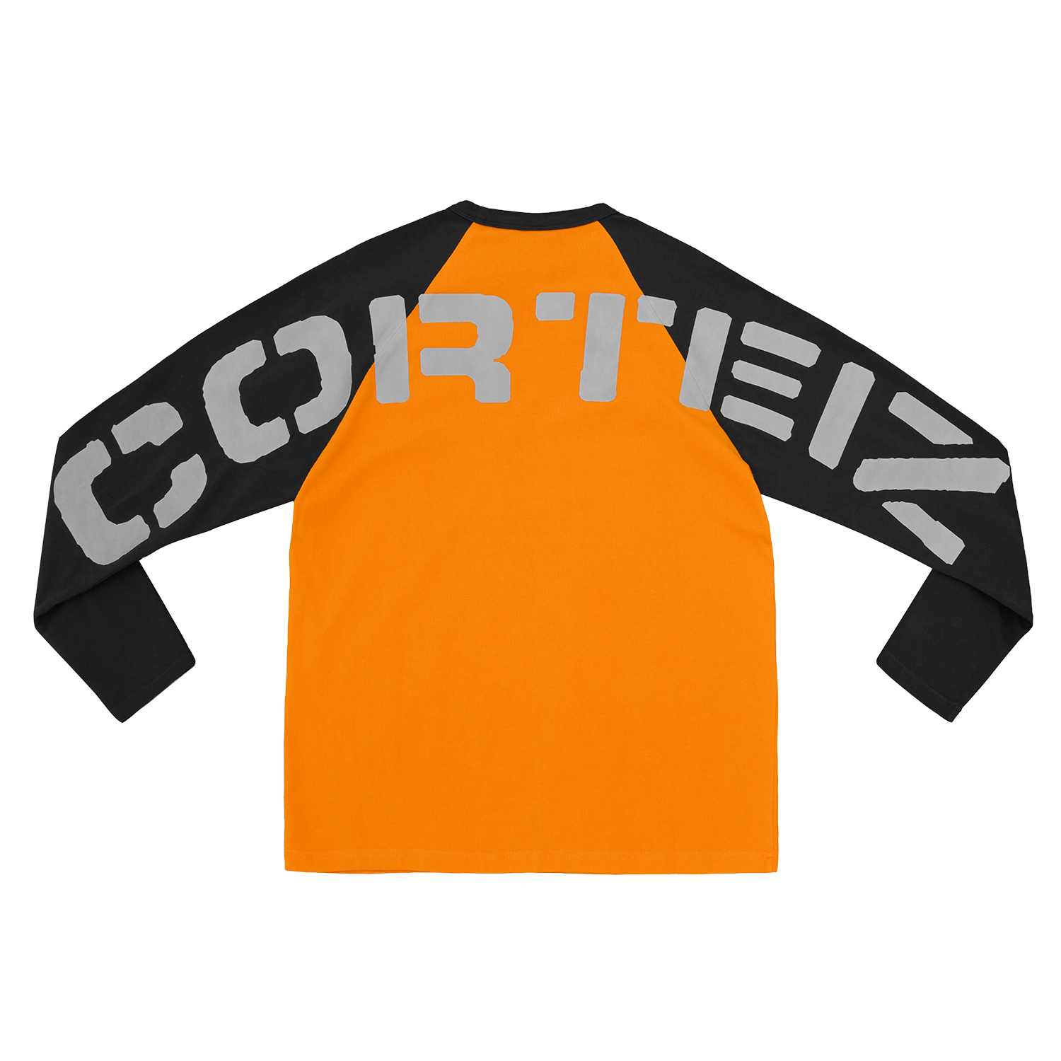 STENCIL RAGLAN LS [ORANGE/BLACK] CRTZRTW
