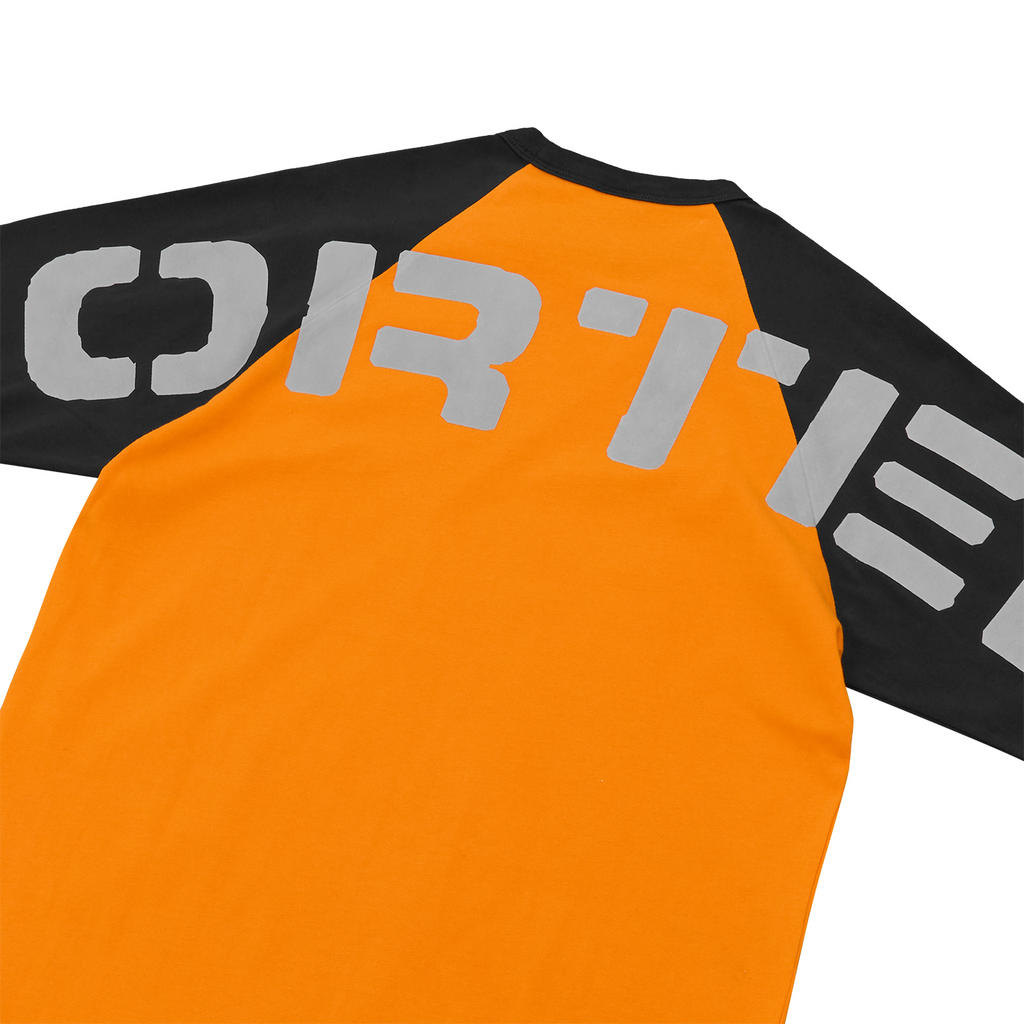 STENCIL RAGLAN LS [ORANGE/BLACK] CRTZRTW
