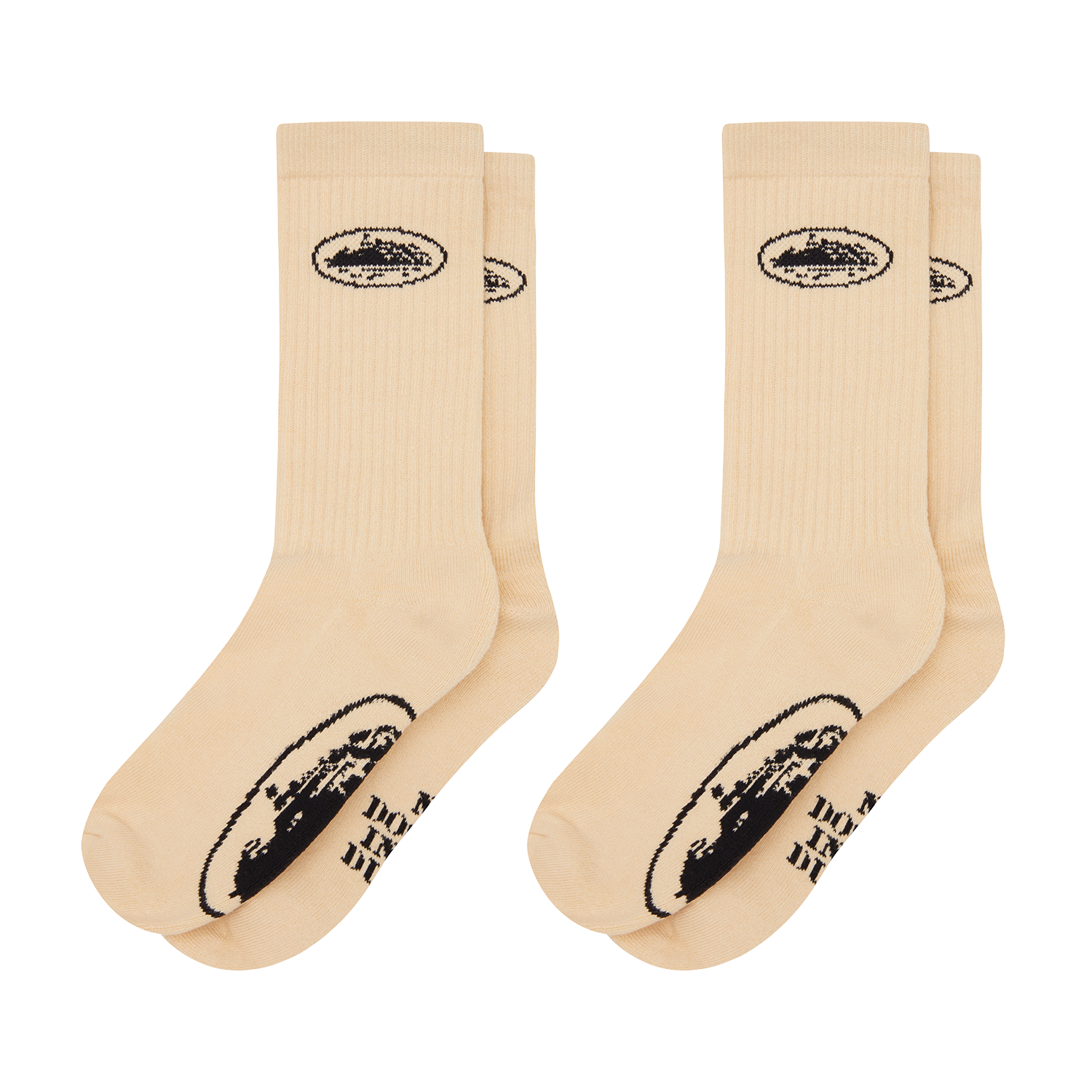 Corteiz CREME ALCATRAZ SOCKS [2 PACK] CRTZRTW