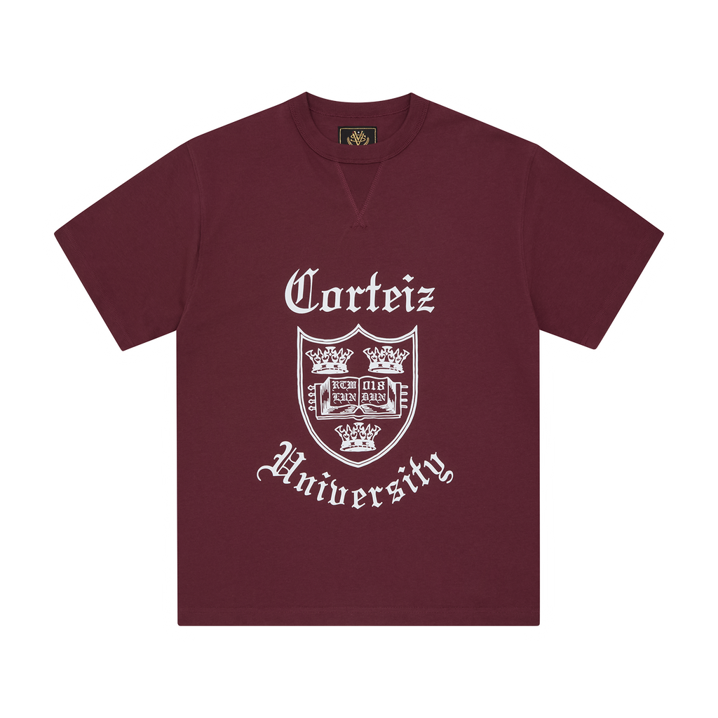 UNI HEAVYWEIGHT TEE [BURGUNDY] CRTZRTW