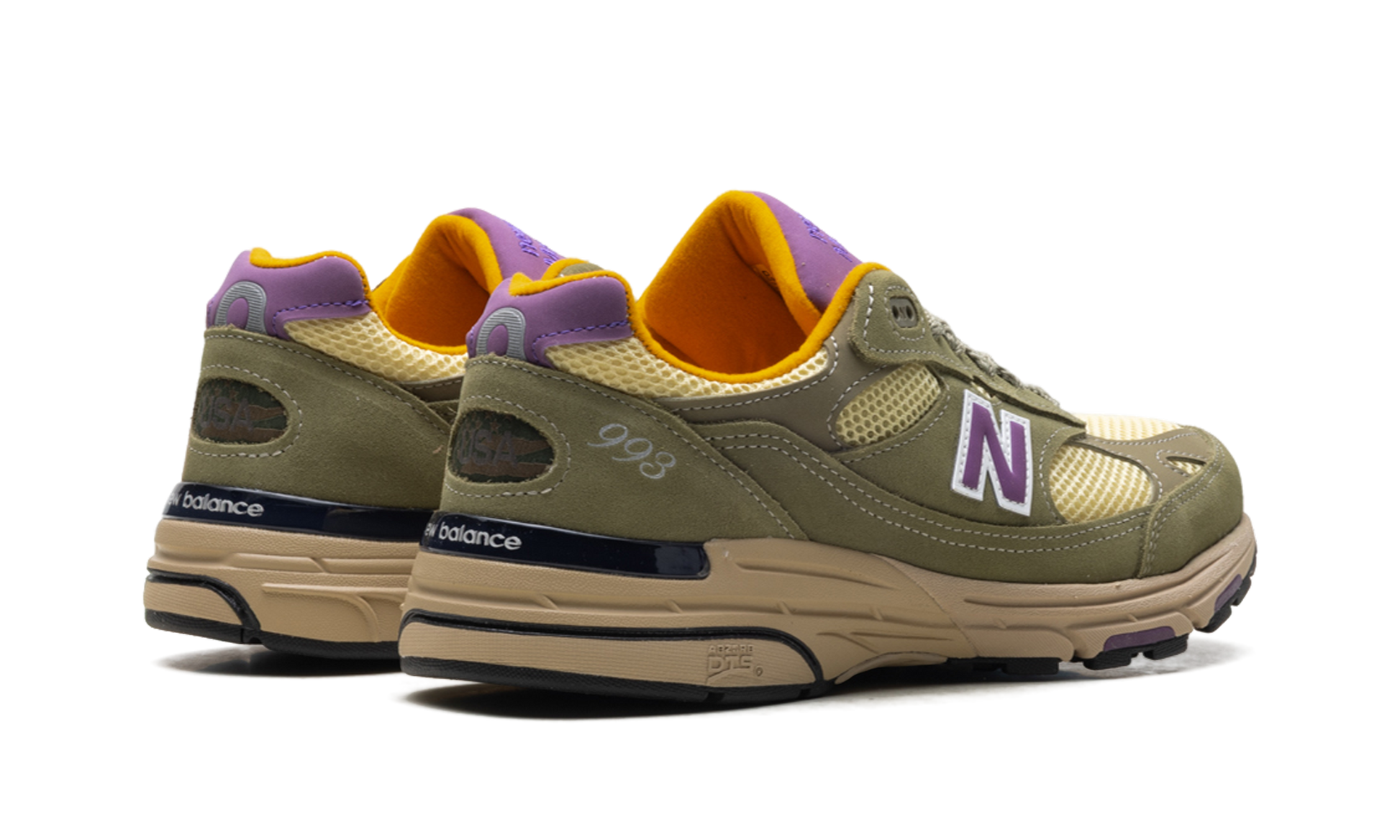 New Balance 993 "Made in USA - Olive Leaf / Maize" U993OL