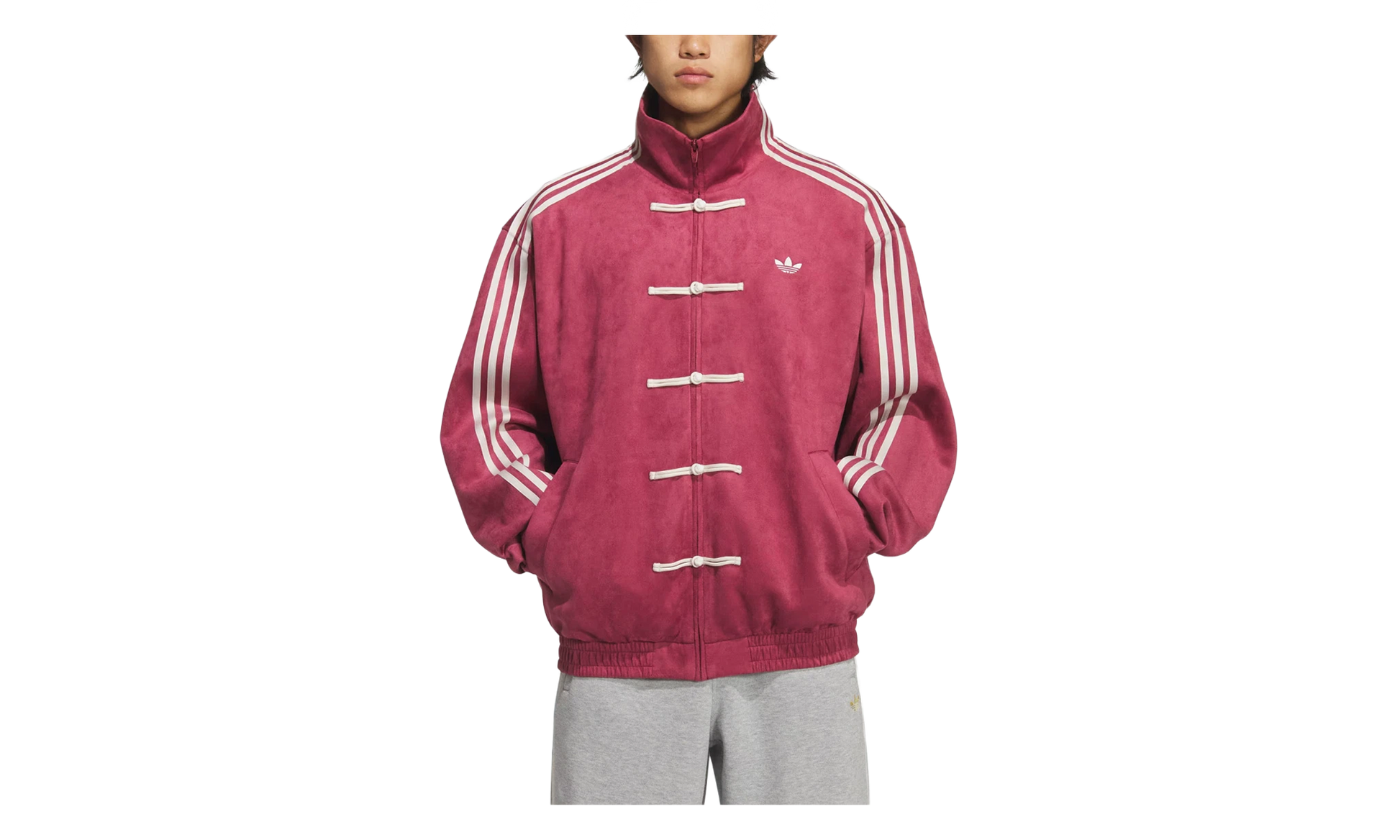 Adidas Adidas CTT Chinese Track Top 3.1 Gender Neutral Jacket "Collegiate Burgundy" KR0294