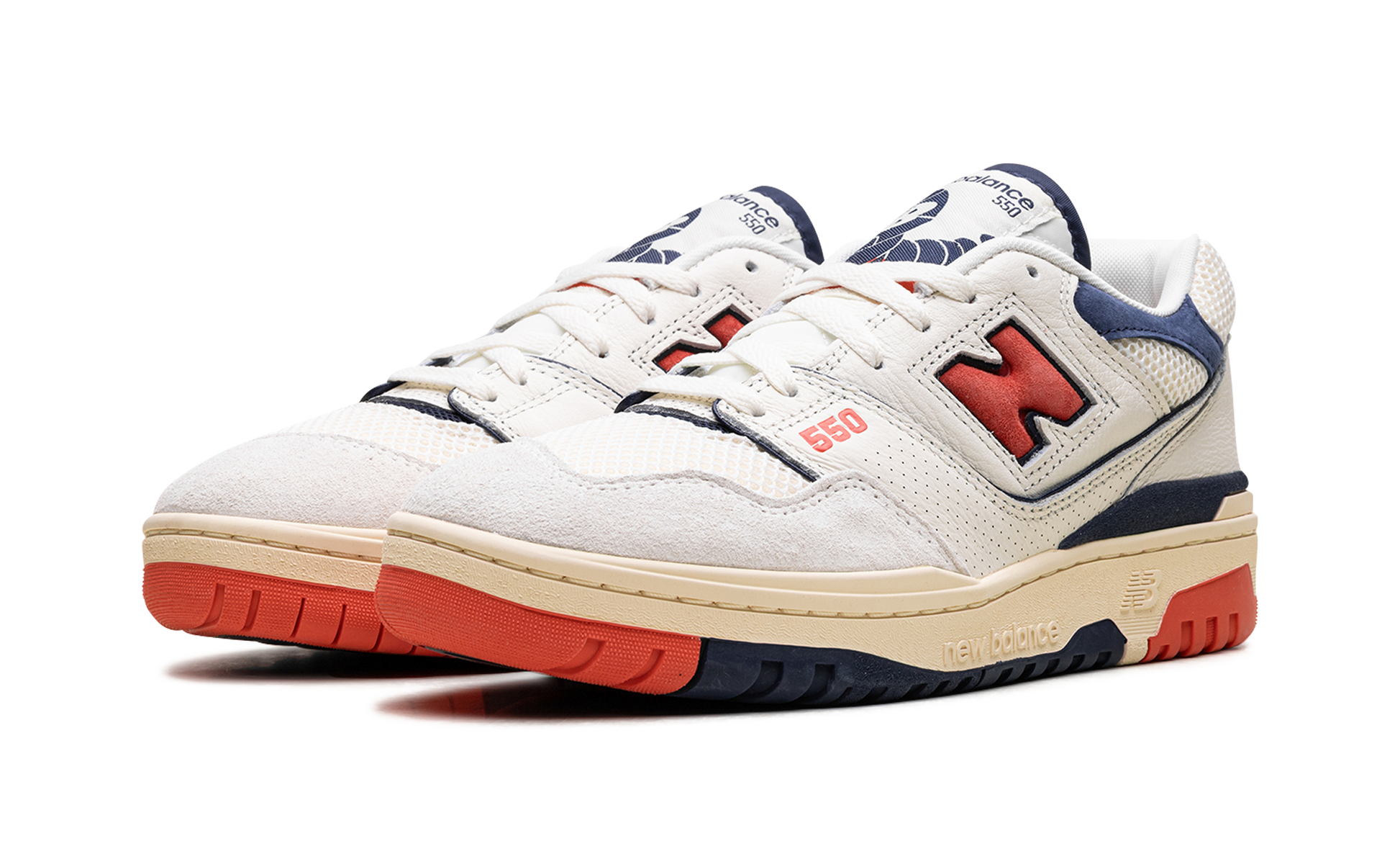 New Balance 550 "Sea Salt Pack Blast Red" BB550CPB