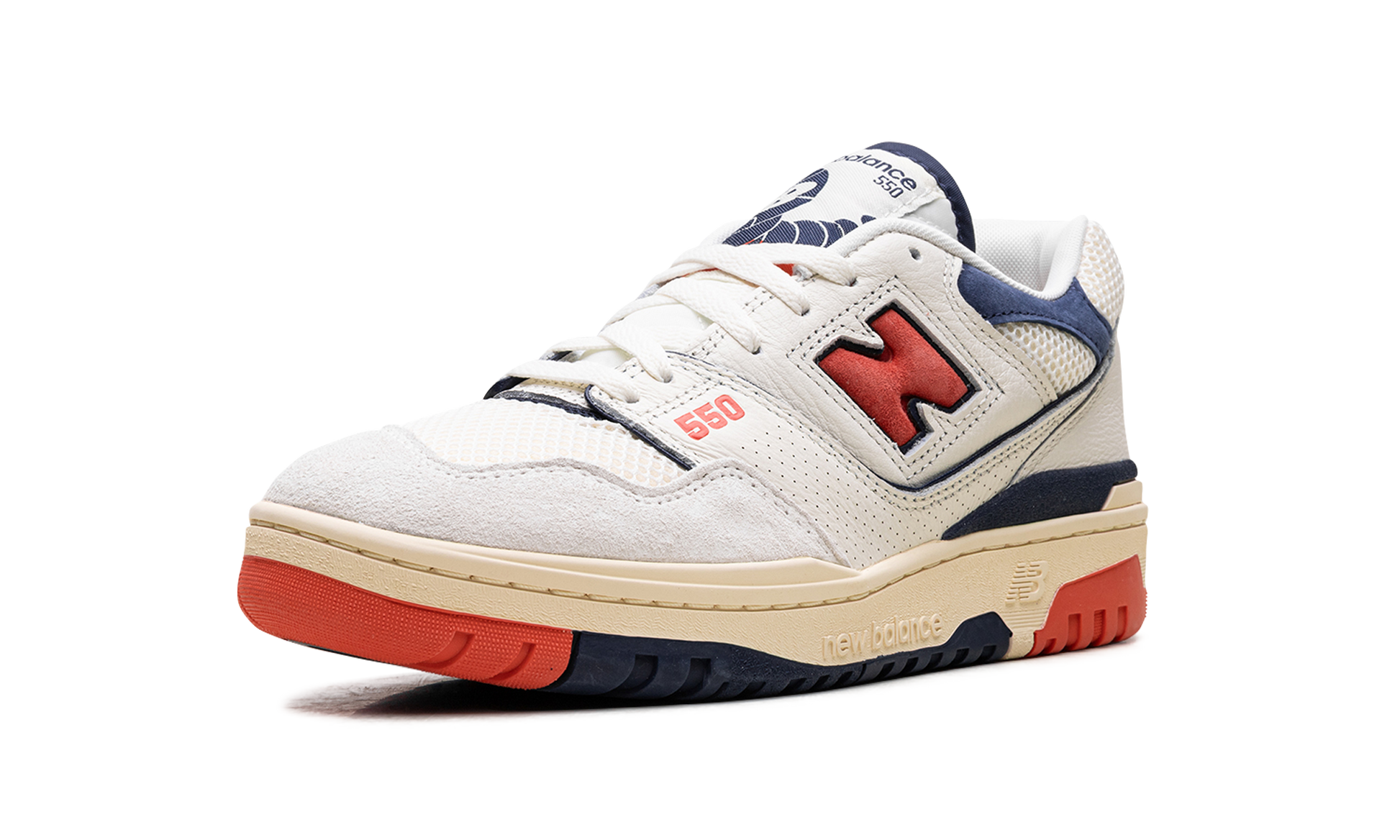 New Balance 550 "Sea Salt Pack Blast Red" BB550CPB
