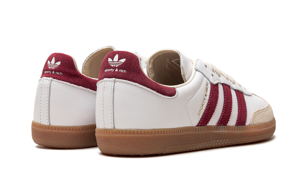 Adidas Adidas Samba OG "Sporty & Rich - White Core Burgundy" IF5660