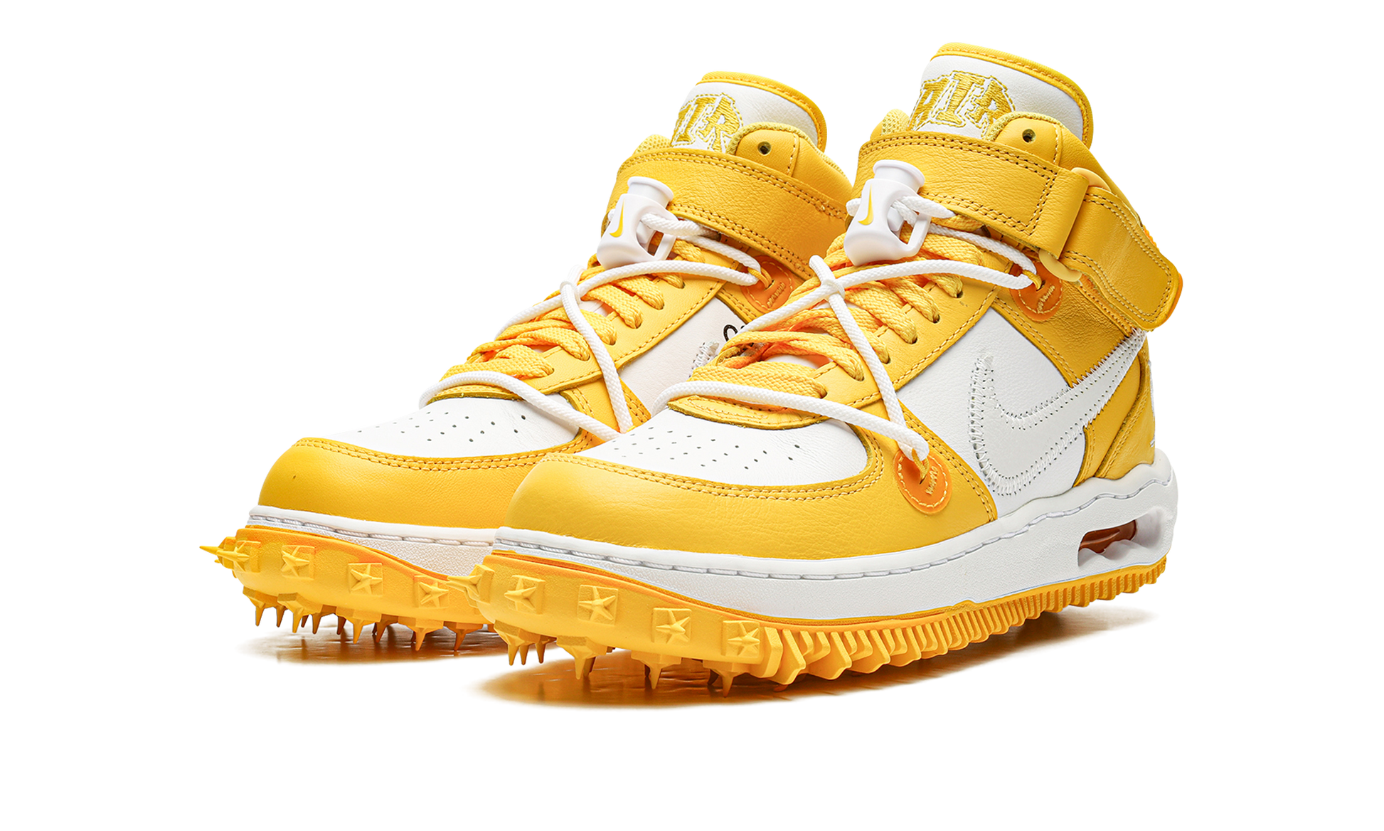 Nike Air Force 1 Mid "Off-White - Varsity Maize" DR0500 101