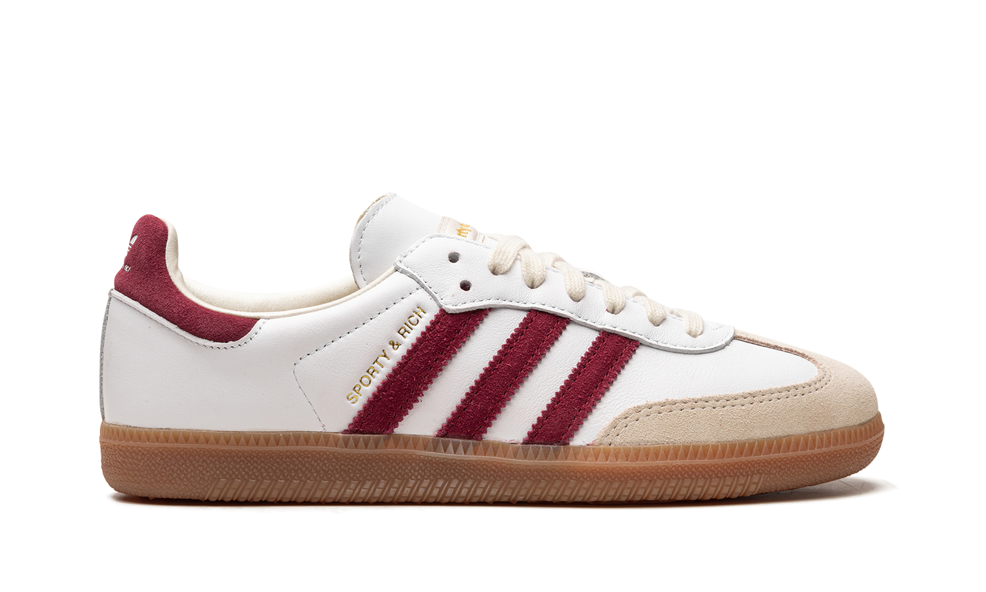 Adidas Adidas Samba OG "Sporty & Rich - White Core Burgundy" IF5660