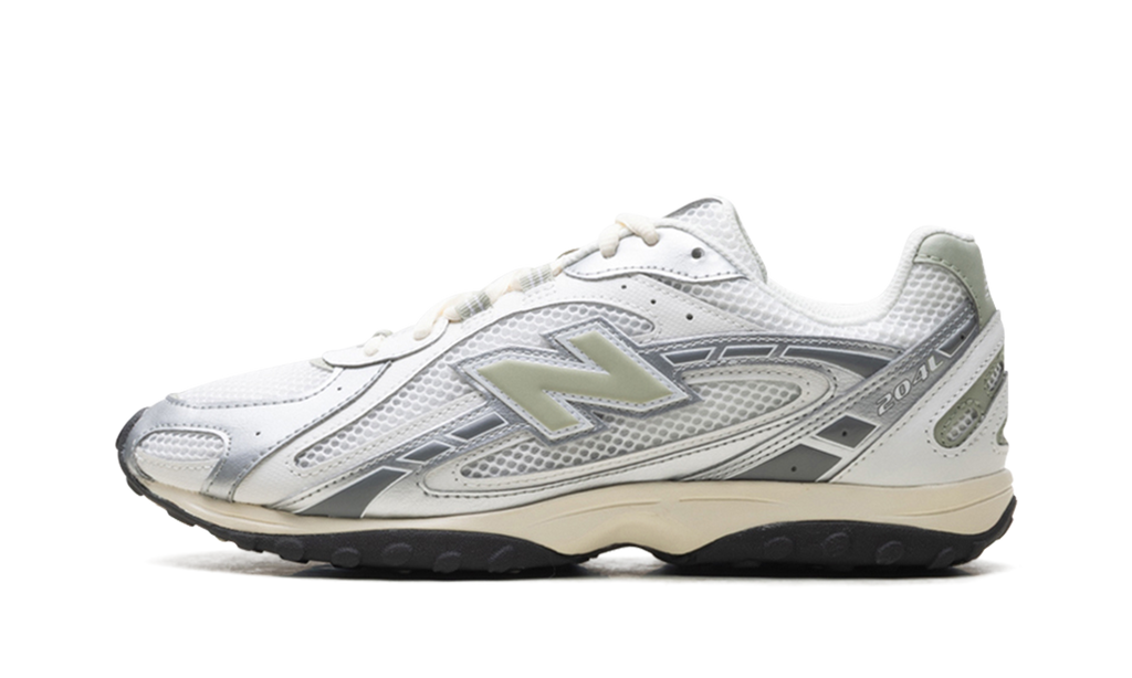 New Balance 204L "Silver Metallic / Sage Green" U204LSWB