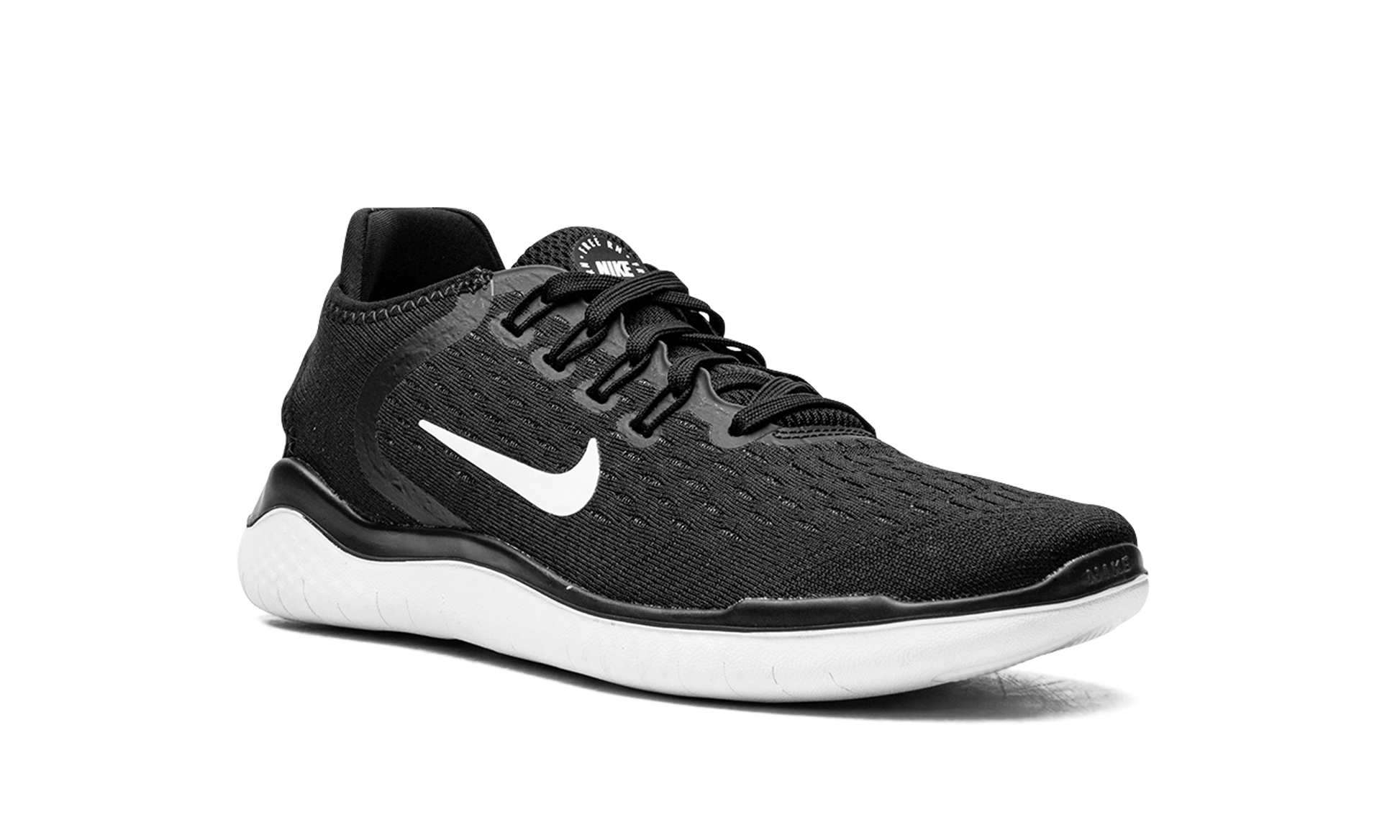 Nike FREE RN 2018 MNS WMNS "BLACK WHITE" 942837 001