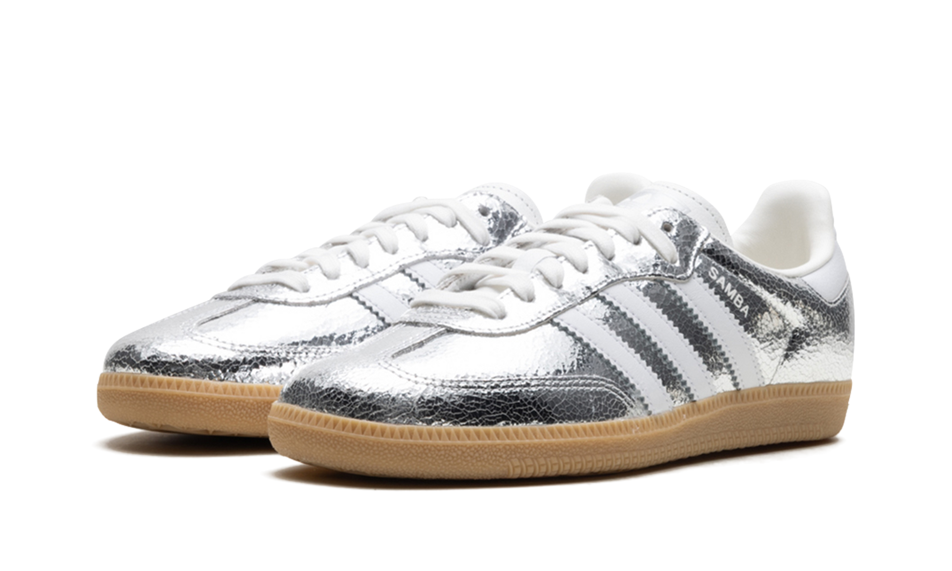 Adidas Adidas Samba OG WMNS "Silver Metallic Cracked Leather" JR0035