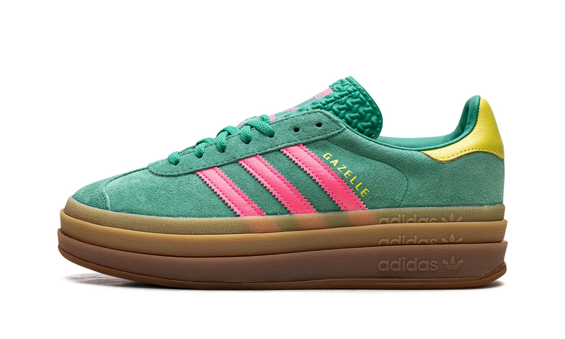 Adidas Adidas Gazelle Bold WMNS "Court Green Lucid Pink" JH9668