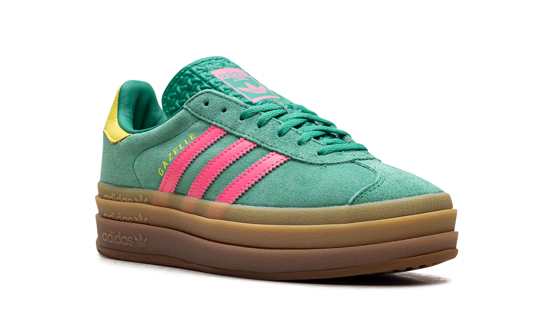Adidas Adidas Gazelle Bold WMNS "Court Green Lucid Pink" JH9668