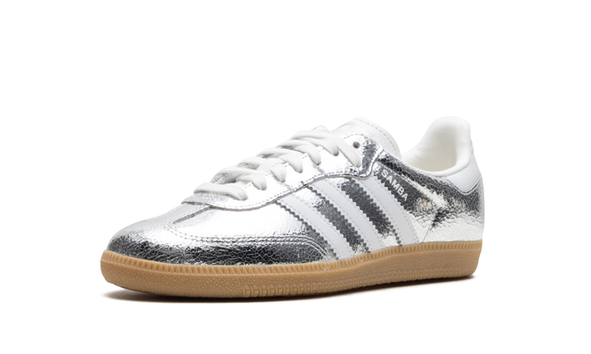 Adidas Adidas Samba OG WMNS "Silver Metallic Cracked Leather" JR0035