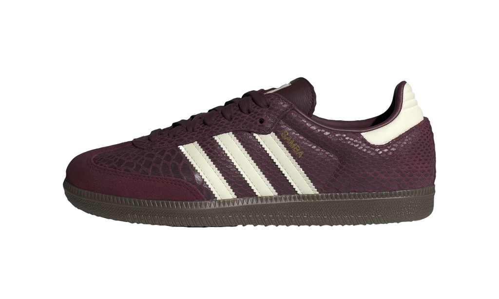 Adidas Adidas Samba OG WMNS "Snakeskin Maroon Cream White" IH3979