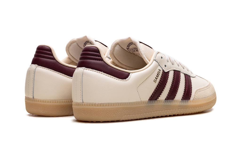 Adidas Adidas Samba OG "Cream White / Burgundy" JS3830