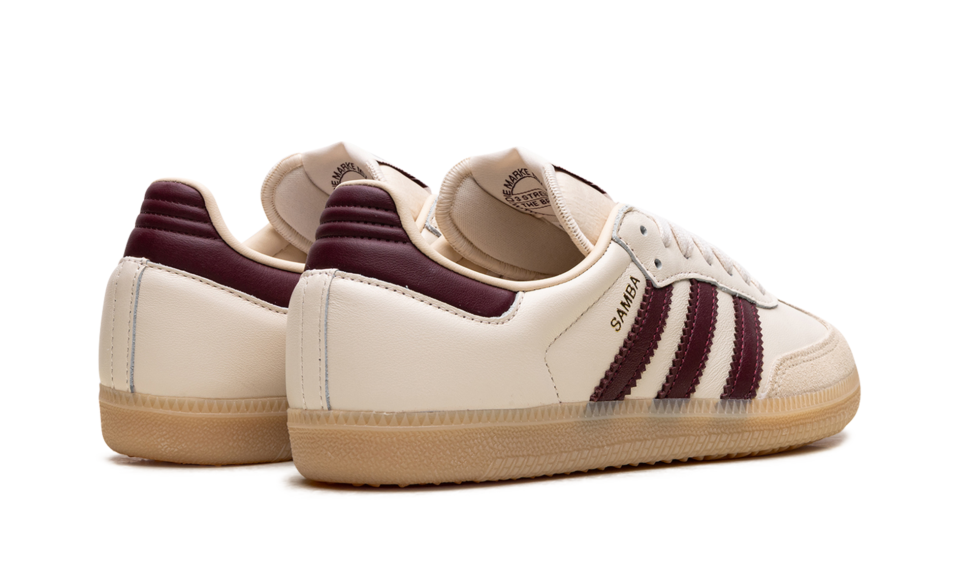 Adidas Adidas Samba OG "Cream White / Burgundy" JS3830