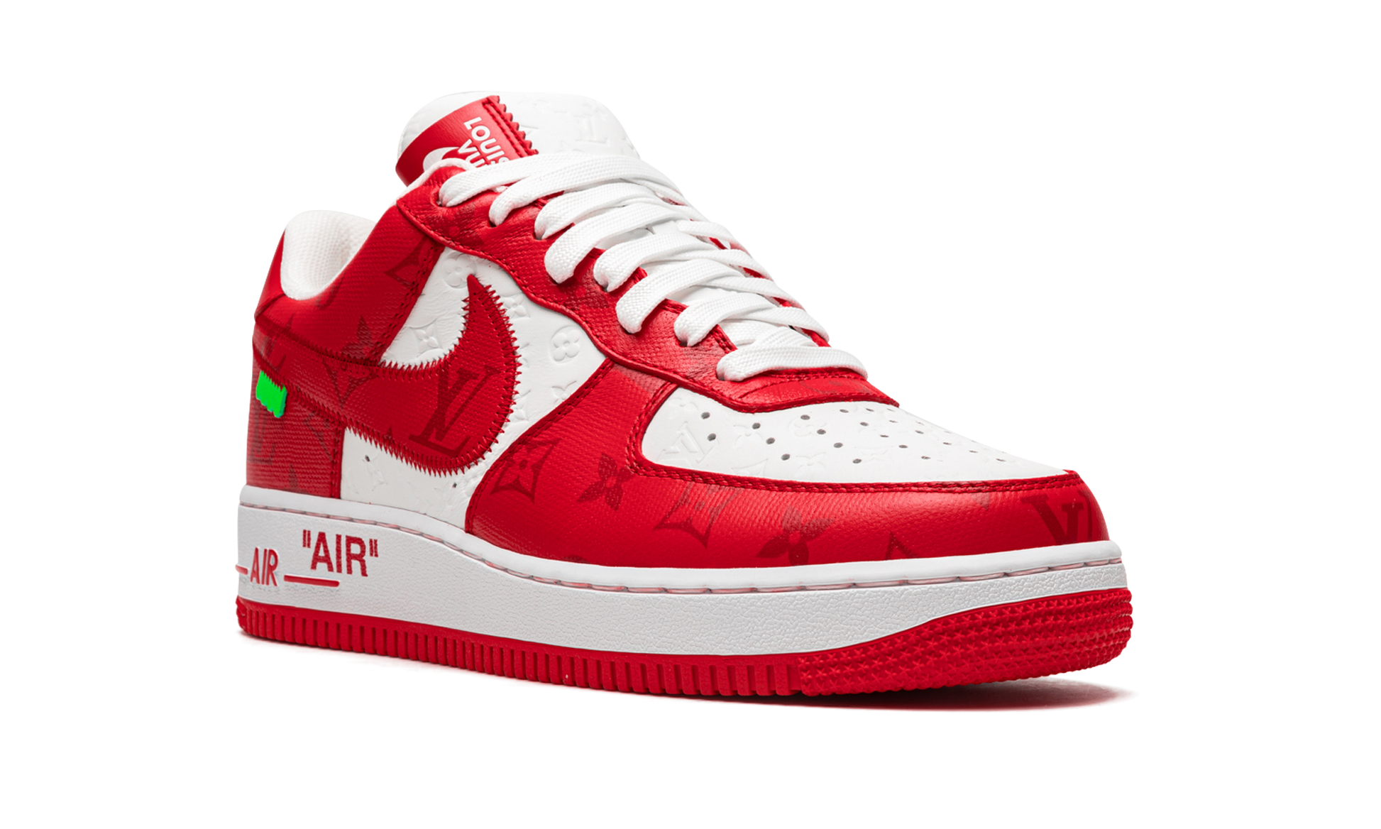 Nike Louis Vuitton Air Force 1 Low "Virgil Abloh - White/Red" 1A9VA9