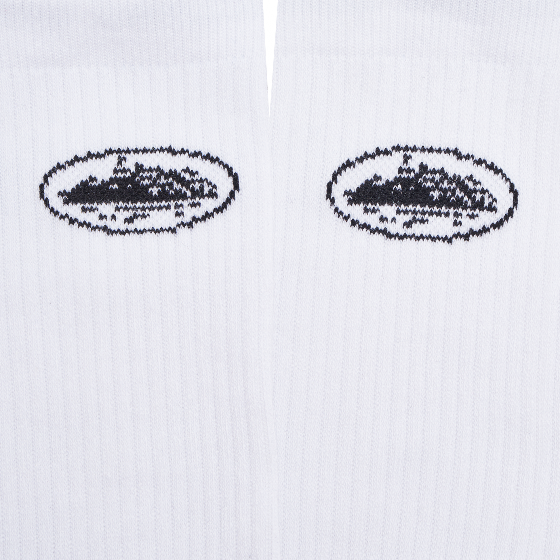 WHITE ALCATRAZ SOCKS [2 PACK] CRTZRTW
