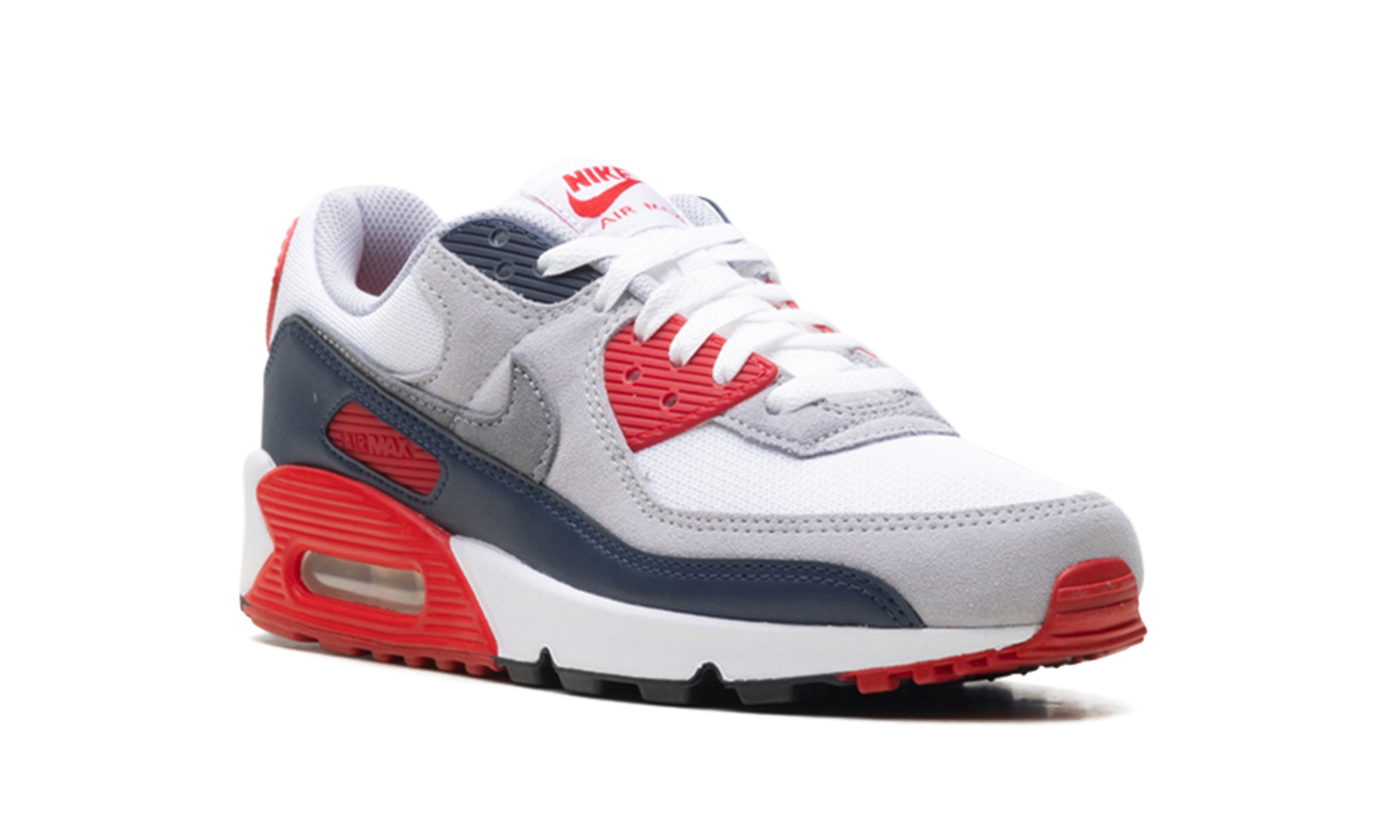 Nike AIR MAX 90 "White/Cool Grey-university Red" DM0029 117
