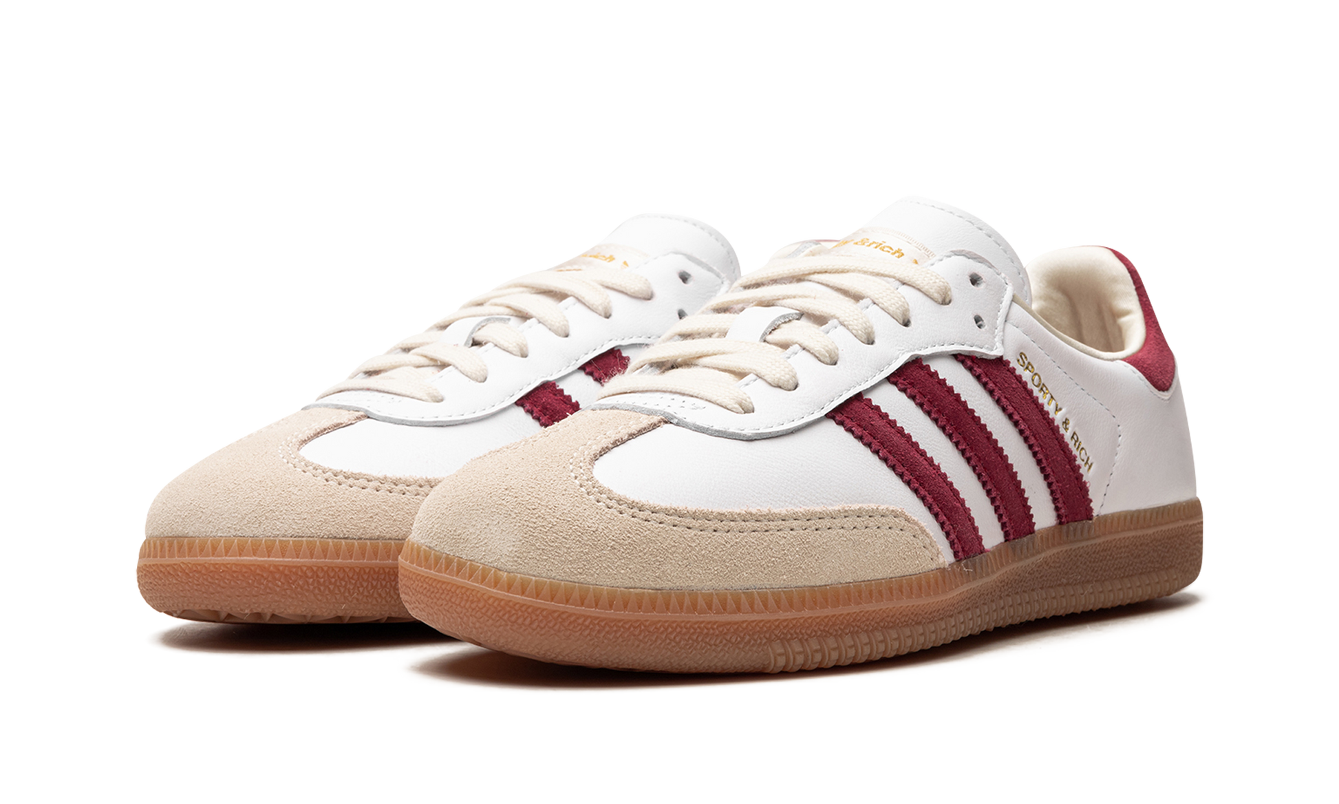 Adidas Adidas Samba OG "Sporty & Rich - White Core Burgundy" IF5660