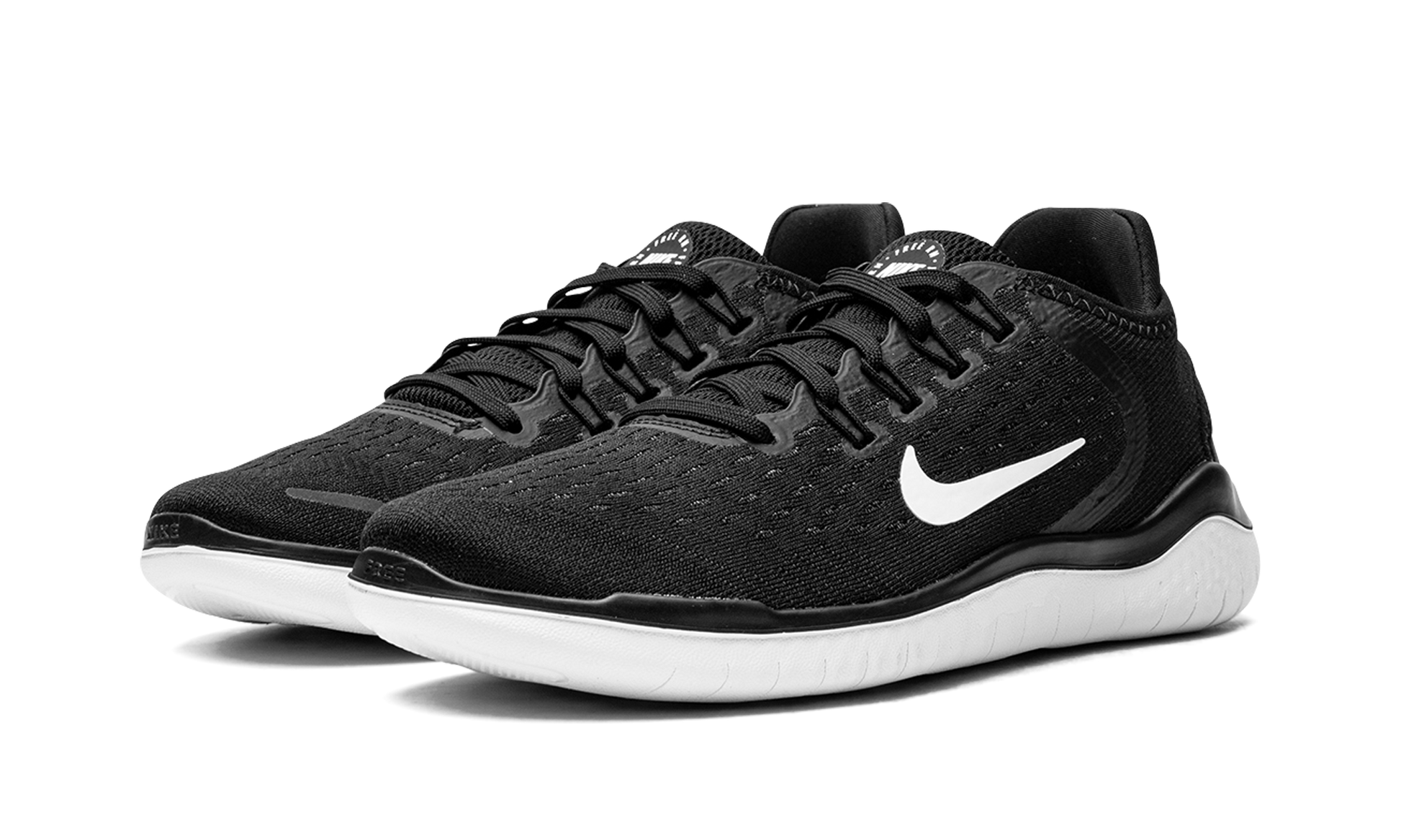 Nike FREE RN 2018 MNS WMNS "BLACK WHITE" 942837 001