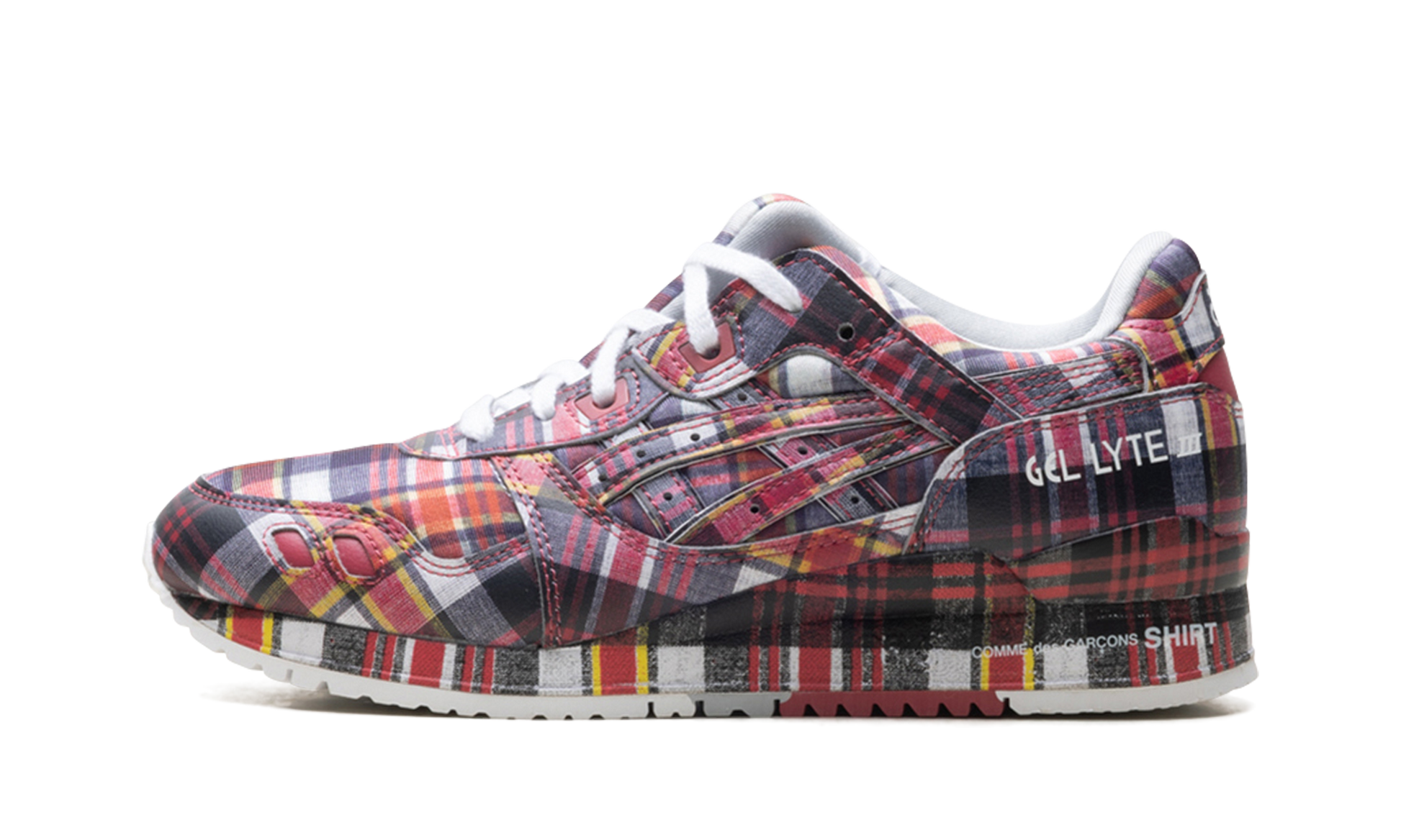 ASICS Gel-Lyte 3 07 Remastered "Comme des Garçons SHIRT Red Plaid" 1203A824 600