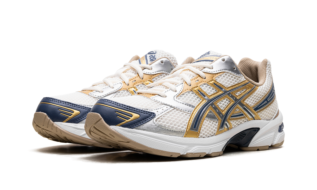 ASICS Gel-1130 "Cream Pure Silver Gold Blue" 1203A787 100
