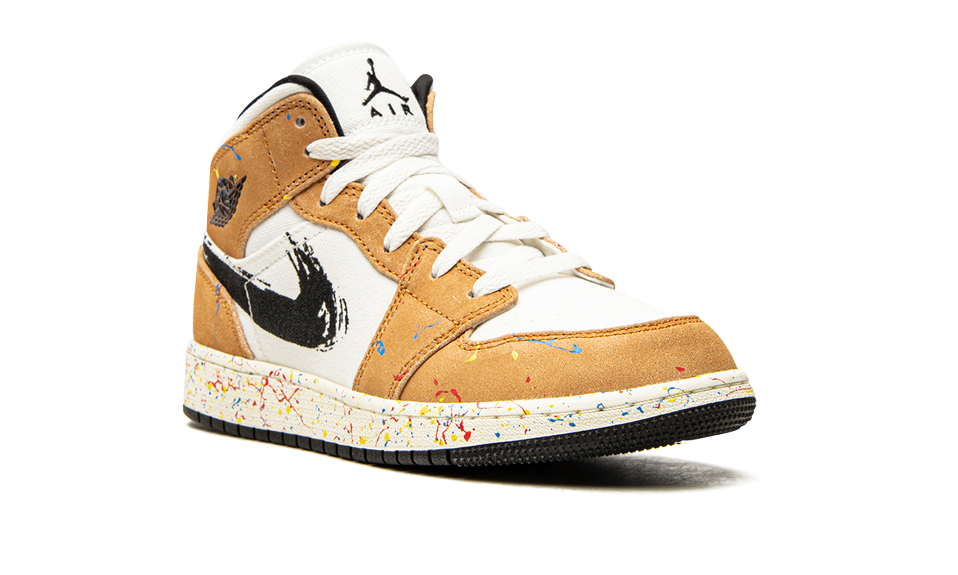 Air Jordan 1 Mid SE GS "Brushstroke" DA8006 100