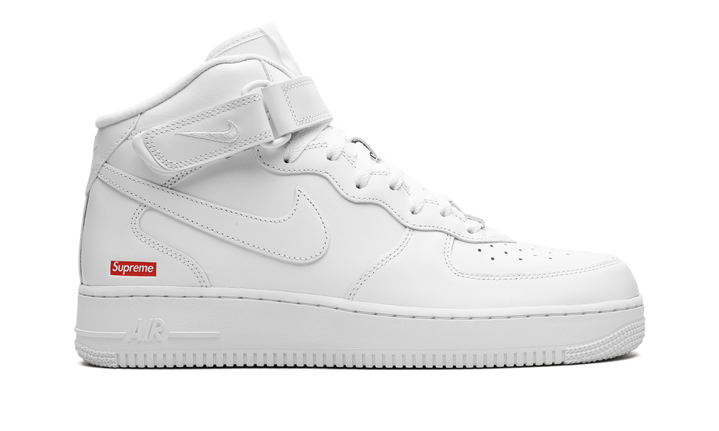 Nike Air Force 1 Mid "Supreme - Mini Box Logo White" FZ8784 100