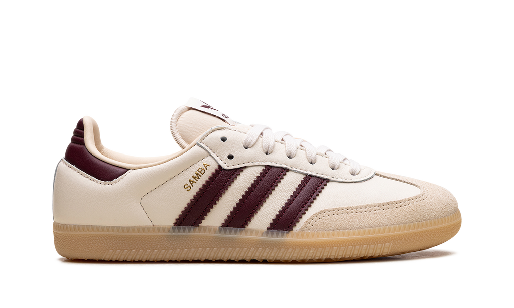 Adidas Adidas Samba OG "Cream White / Burgundy" JS3830