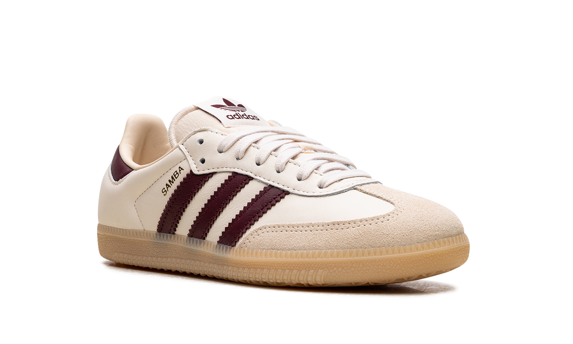 Adidas Adidas Samba OG "Cream White / Burgundy" JS3830