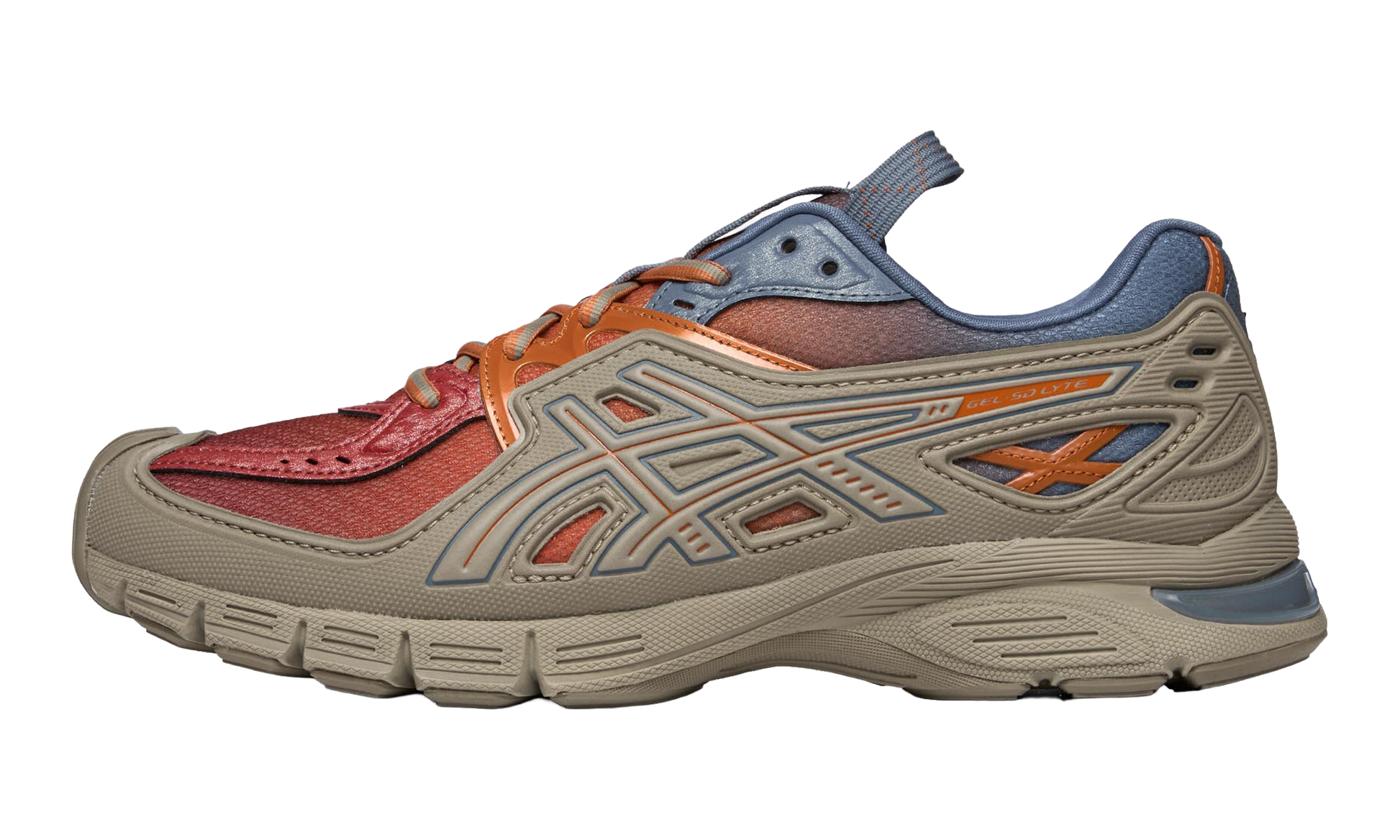 ASICS UB13-S Gel-SD-Lyte "Kiko Kostadinov Olive Grey Rust Orange" 1203A972 301