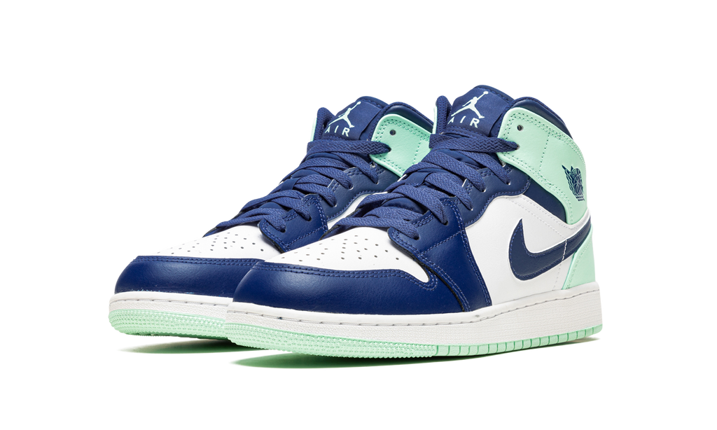 Air Jordan 1 Mid GS "Blue Mint" 554725 413