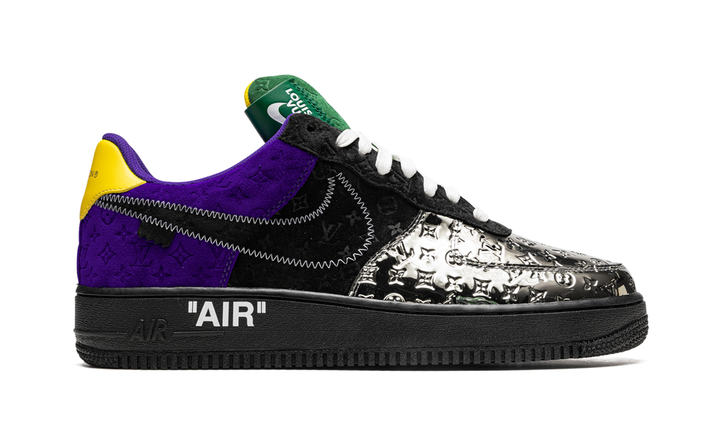 Nike Louis Vuitton Air Force 1 Low "Virgil Abloh - Purple Dusk/Metallic Silver" 1A9VCC