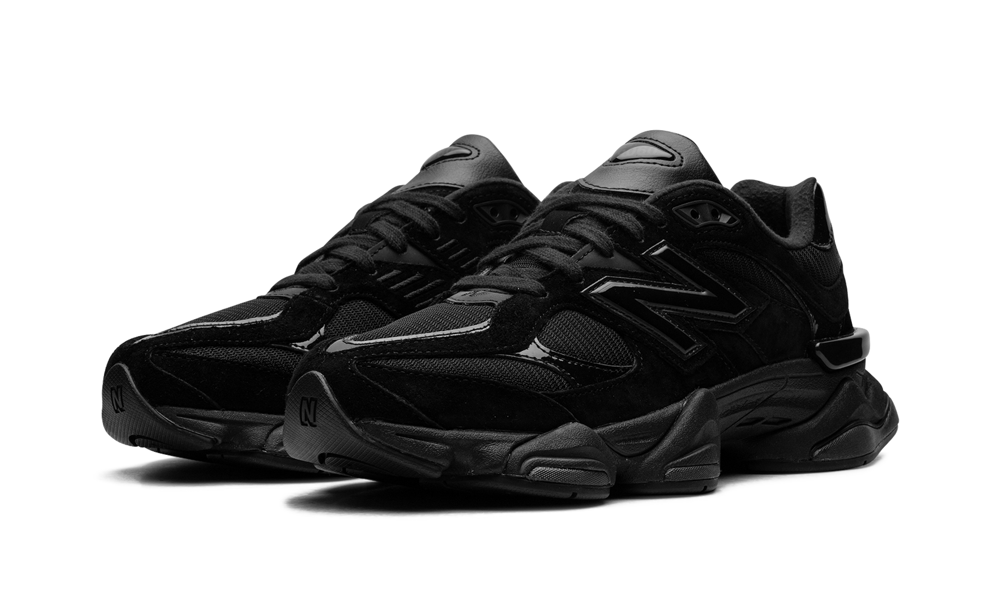 New Balance 9060 "Triple Black Patent" U9060ZBO