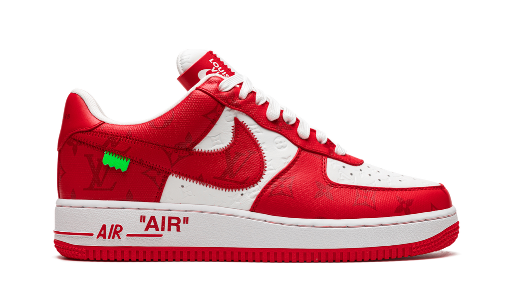 Nike Louis Vuitton Air Force 1 Low "Virgil Abloh - White/Red" 1A9VA9