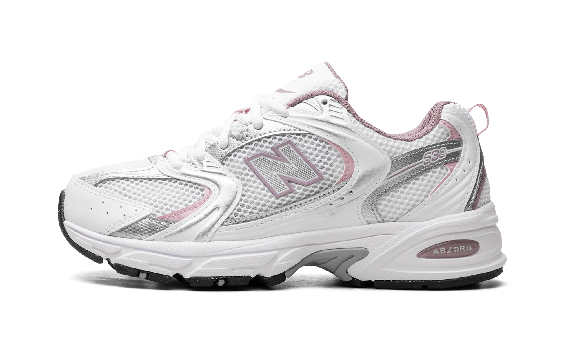 New Balance 530 "White/Silver Metalic/Ice Wine/Mid Century Pin" MR530SGC