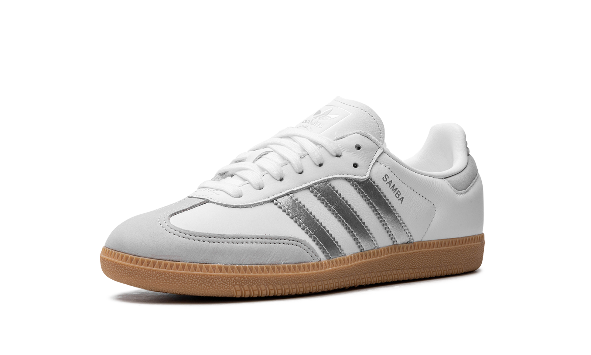 Adidas Adidas Samba OG WMNS "White Silver Metallic Grey" JI2725