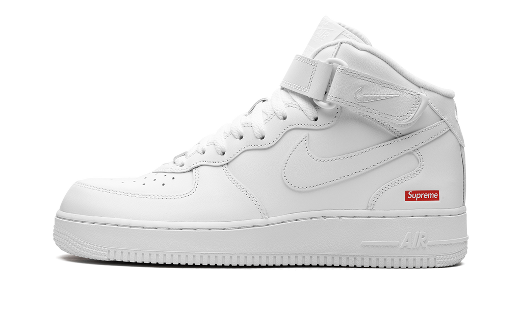 Nike Air Force 1 Mid "Supreme - Mini Box Logo White" FZ8784 100