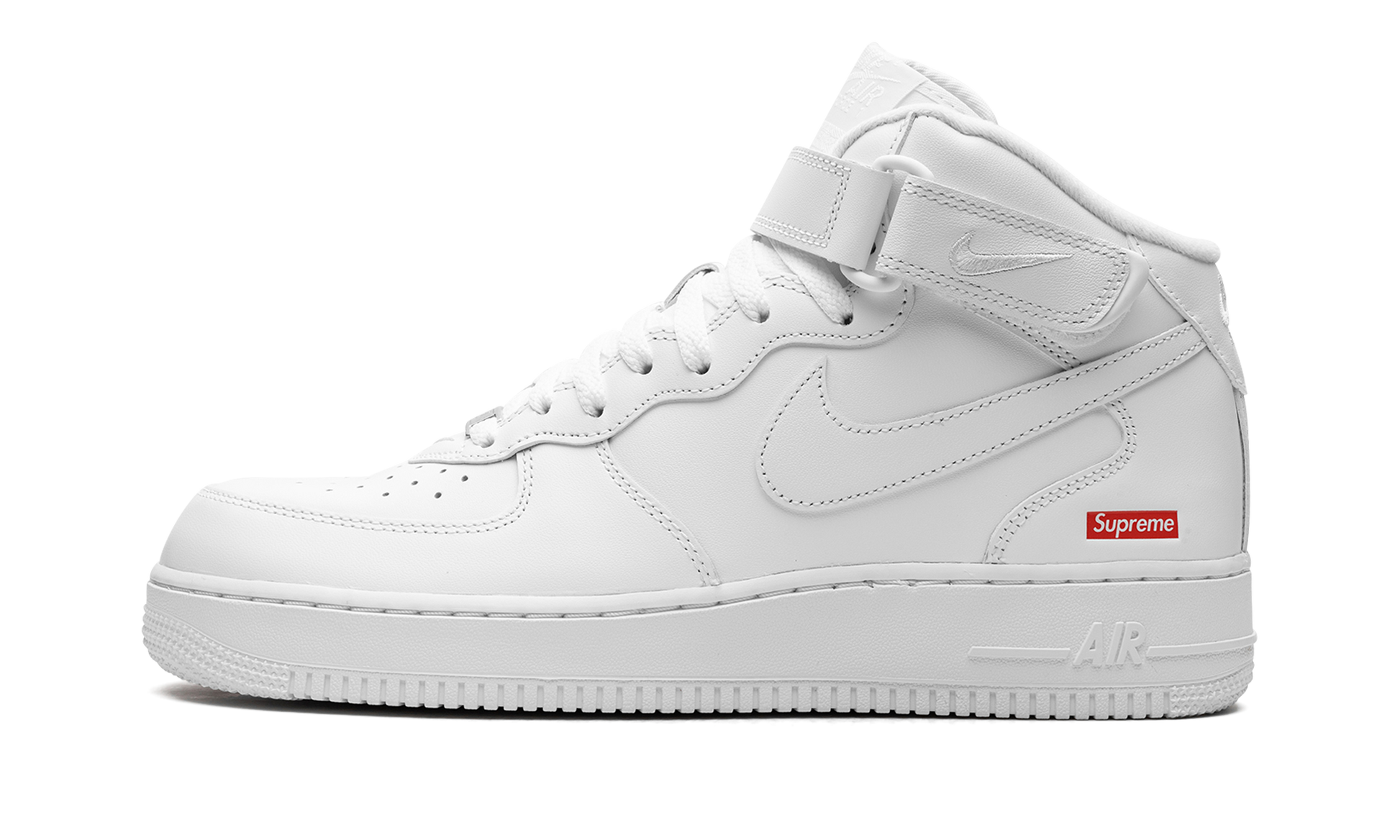 Nike Air Force 1 Mid "Supreme - Mini Box Logo White" FZ8784 100