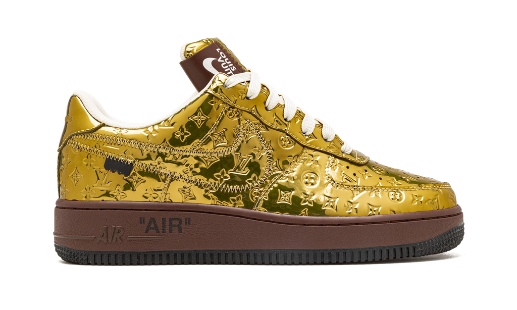 Nike Louis Vuitton Air Force 1 Low "Virgil Abloh - Metallic Gold" 1A9VG3