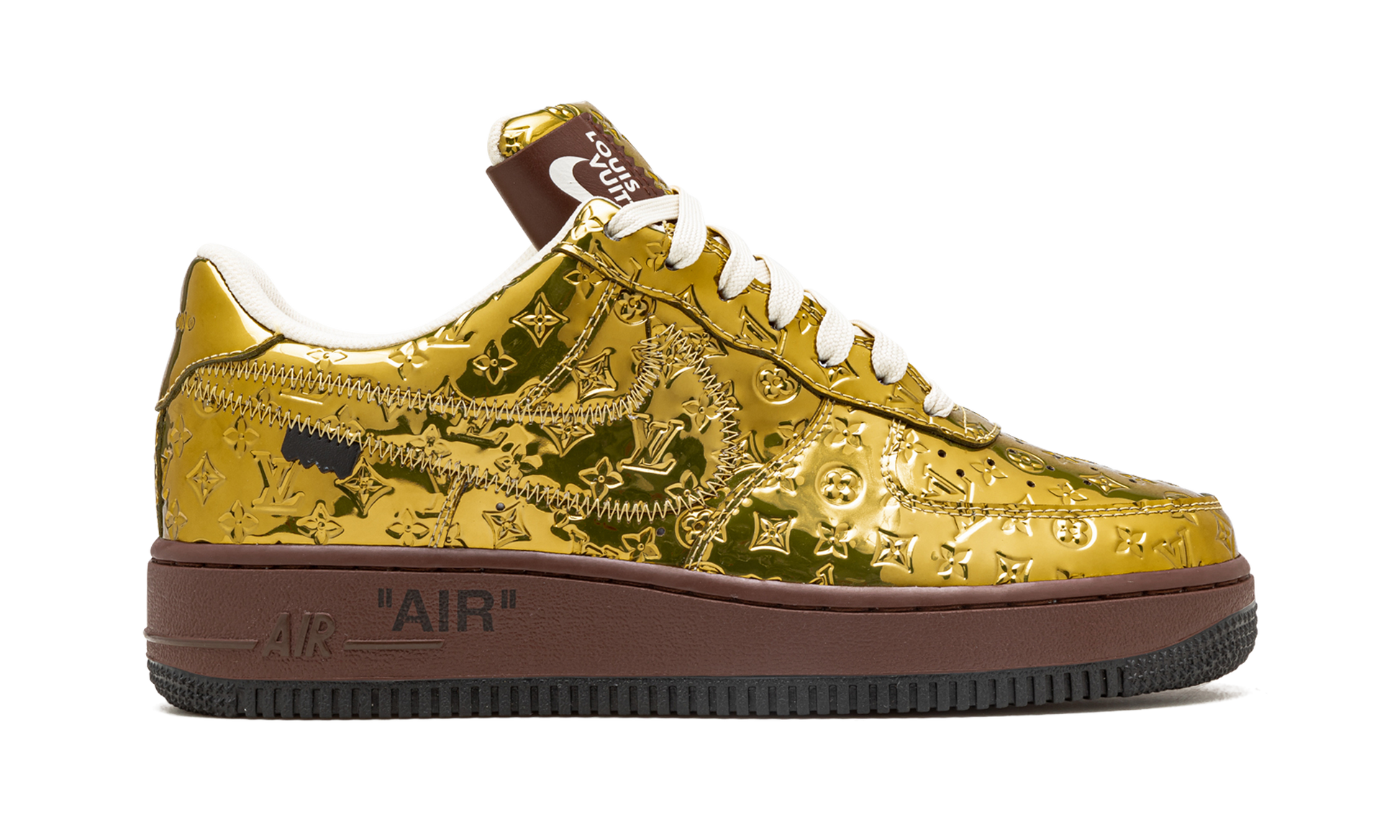 Nike Louis Vuitton Air Force 1 Low "Virgil Abloh - Metallic Gold" 1A9VG3