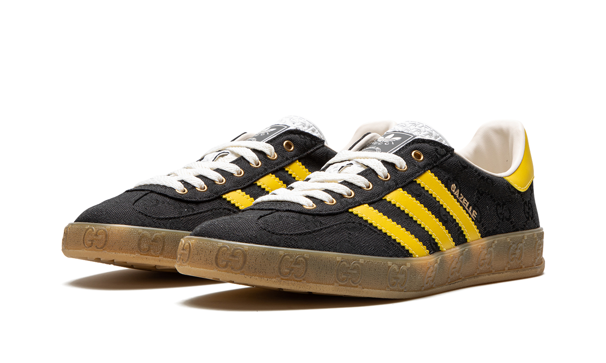 Adidas Adidas Gucci Gazelle "GG Monogram - Black" IE2264