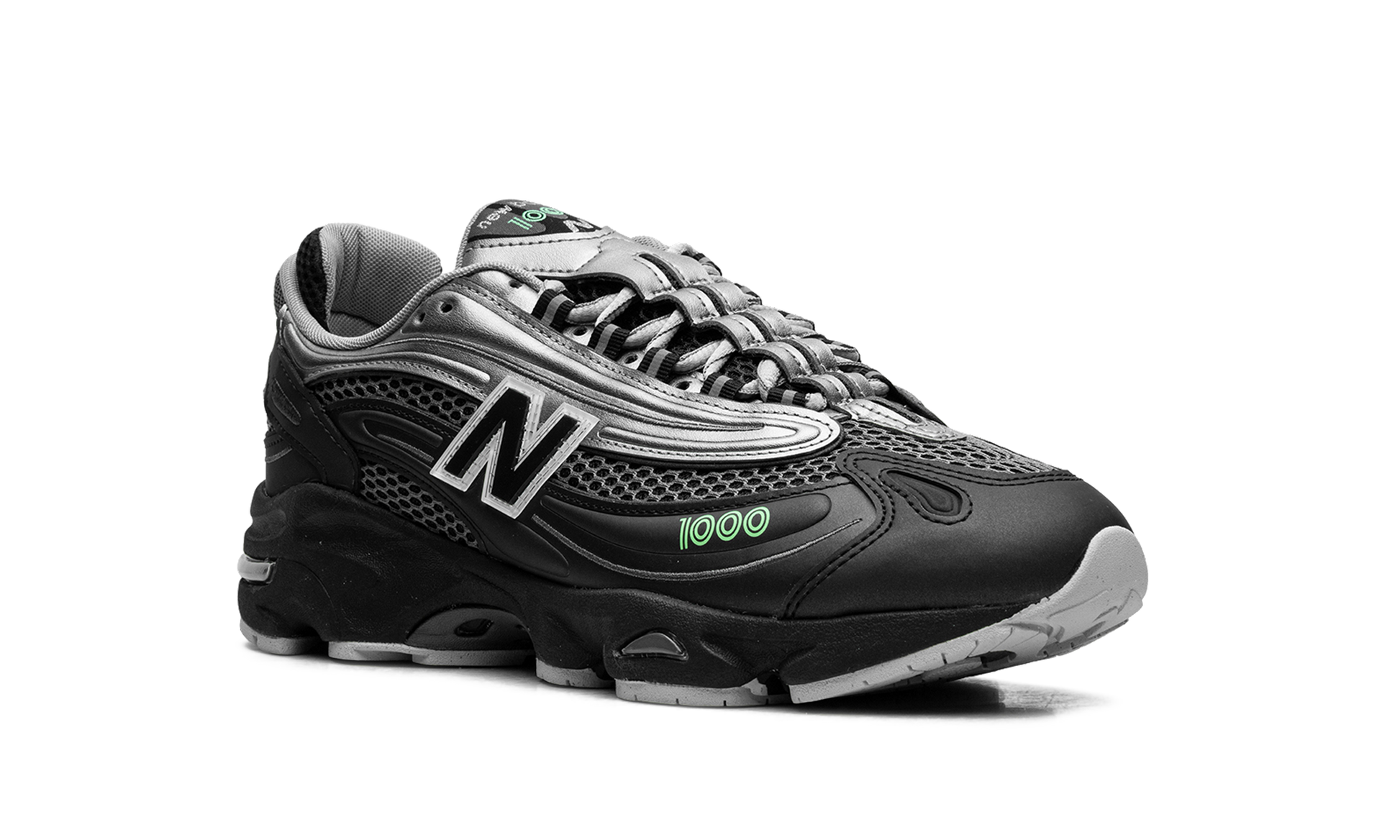 New Balance 1000 "Dark Silver Metallic/Lime Leaf" M1000T