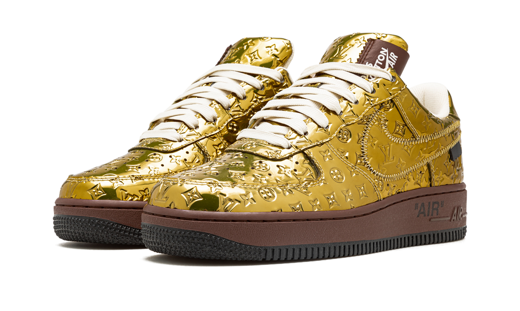 Nike Louis Vuitton Air Force 1 Low "Virgil Abloh - Metallic Gold" 1A9VG3