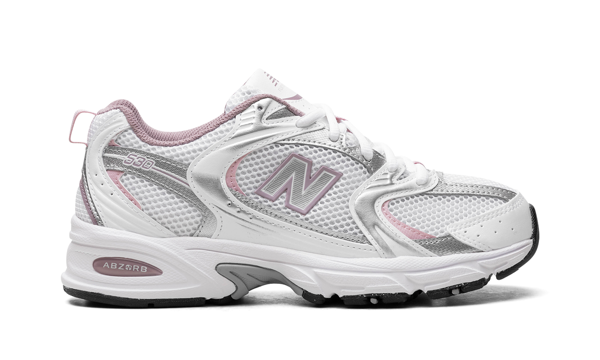 New Balance 530 "White/Silver Metalic/Ice Wine/Mid Century Pin" MR530SGC