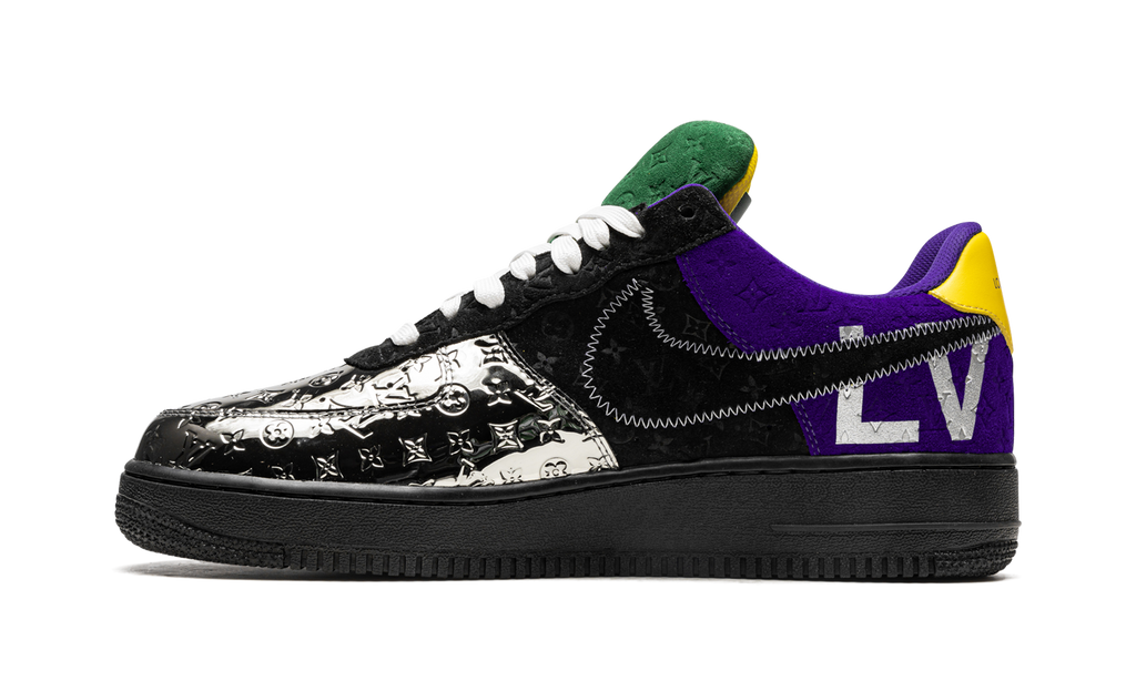 Nike Louis Vuitton Air Force 1 Low "Virgil Abloh - Purple Dusk/Metallic Silver" 1A9VCC