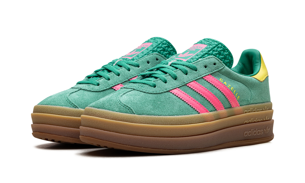 Adidas Adidas Gazelle Bold WMNS "Court Green Lucid Pink" JH9668