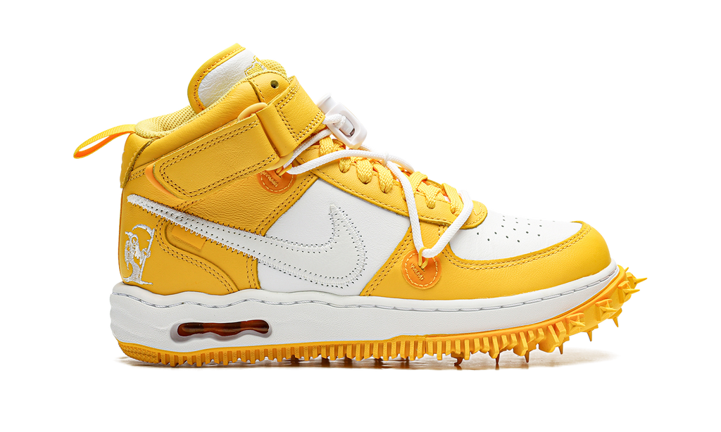 Nike Air Force 1 Mid "Off-White - Varsity Maize" DR0500 101