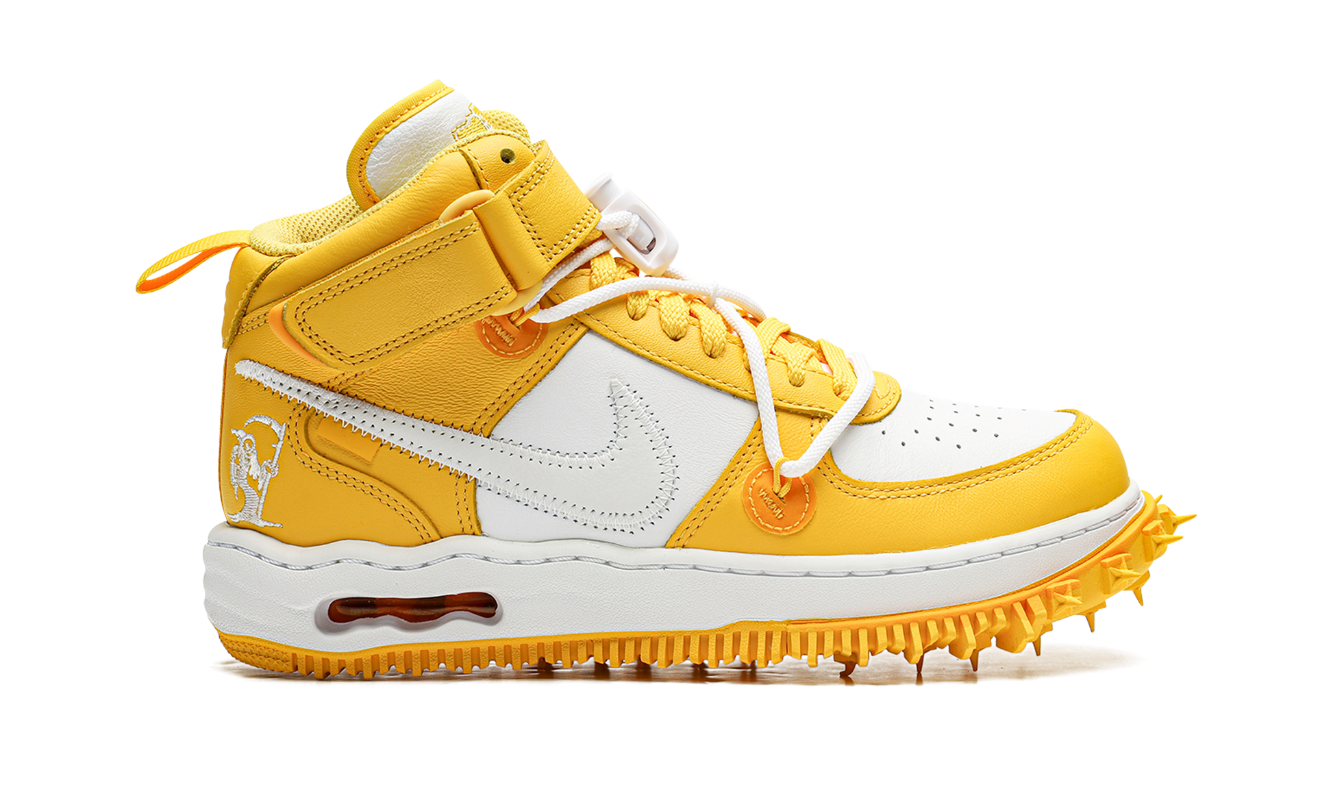 Nike Air Force 1 Mid "Off-White - Varsity Maize" DR0500 101